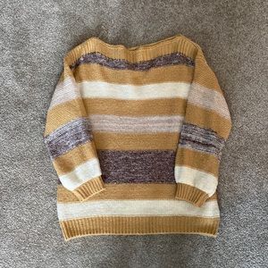 Yellow Striped Sweater